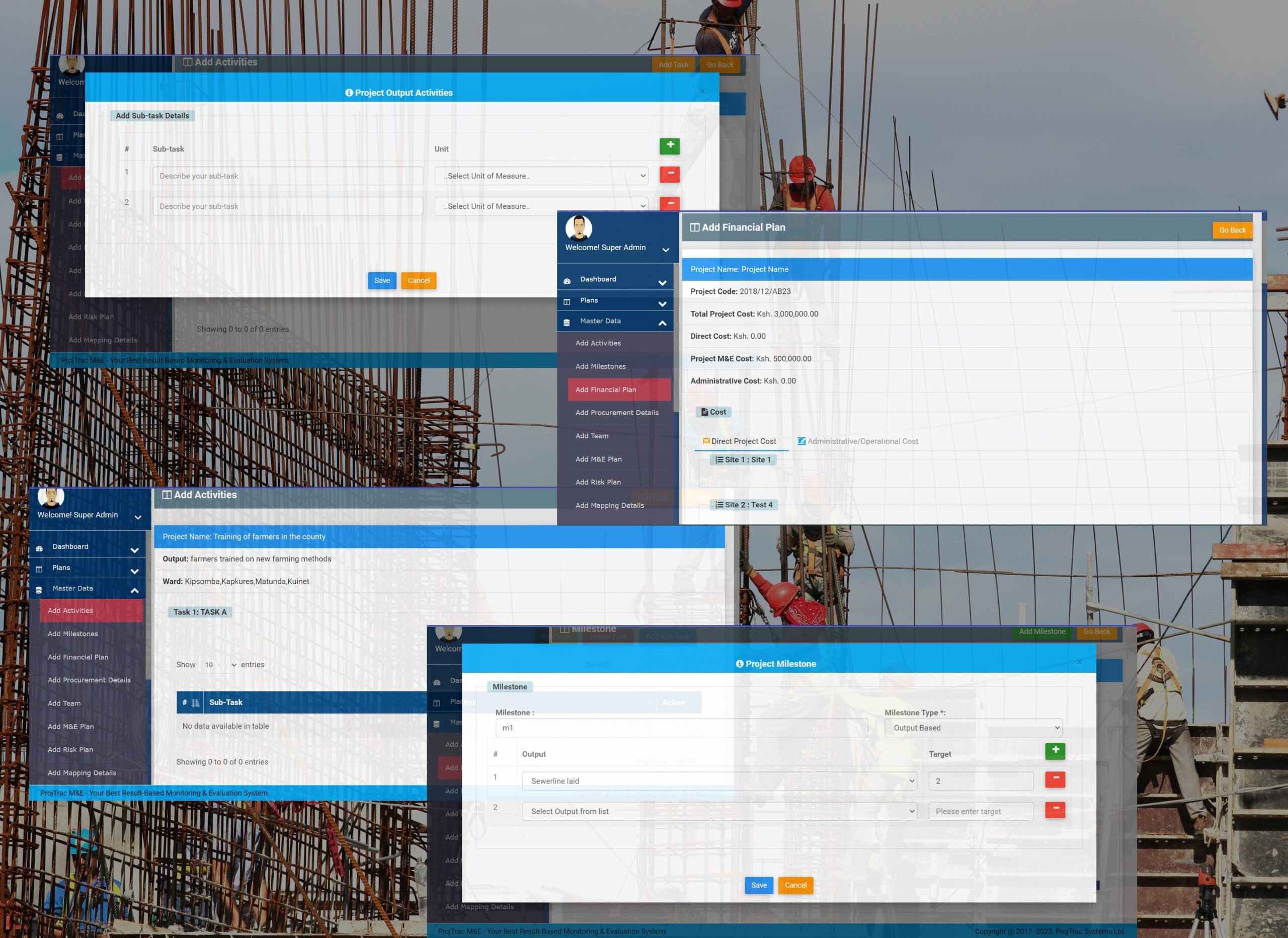 Projtrac systems - project monitoring and evaluation